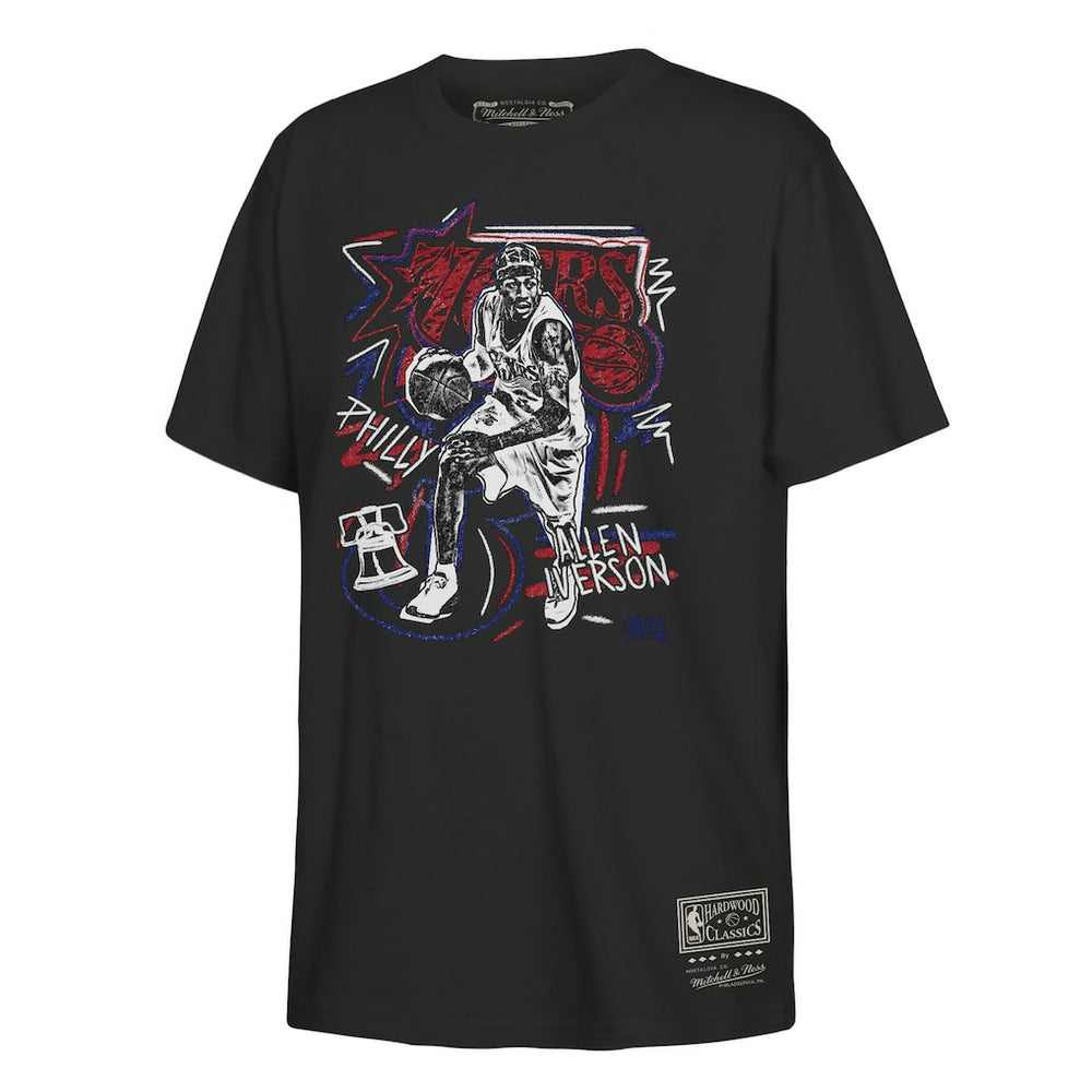 NBA Allen Iverson Philadelphia 76ers Youth Chalked Up T-Shirt