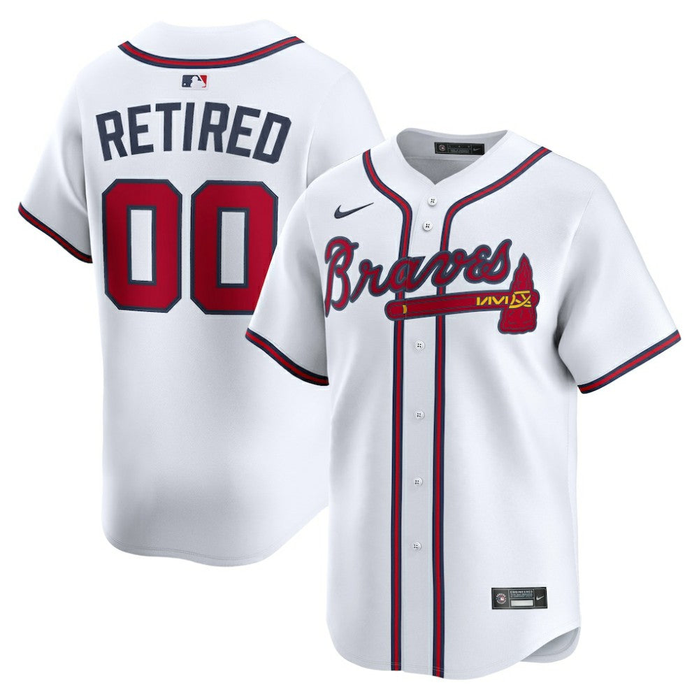 MLB Atlanta Braves Nike Home Limited Pick-A-Player Retired Roster Jersey
