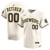 MLB Milwaukee Brewers Nike Home Limited Pick-A-Player Retired Roster Jersey