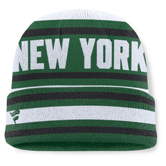 Center Cuffed Knit Hat - New York Jets
