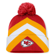 Women's Cornerback Cuffed Knit Hat with Pom - Kansas City Chiefs
