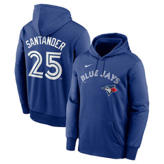 MLB Anthony Santander Toronto Blue Jays Nike Name & Number Performance Pullover Hoodie