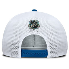 NHL Blue/White New York Rangers Fanatics Centennial Authentic Pro Structured Trucker Adjustable Hat