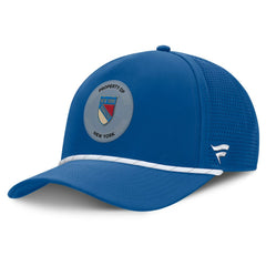NHL Blue New York Rangers Fanatics Centennial Authentic Pro Pinched Front Adjustable Hat