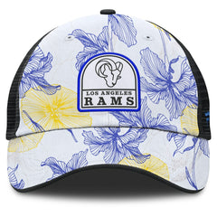 Tropical Adjustable Trucker Hat - Los Angeles Rams