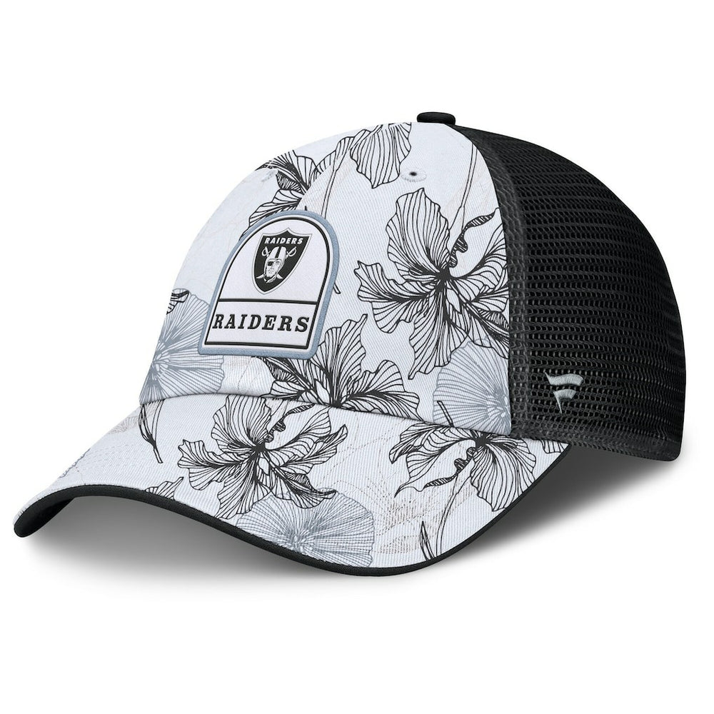Tropical Adjustable Trucker Hat - Las Vegas Raiders