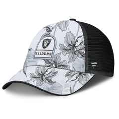 Tropical Adjustable Trucker Hat - Las Vegas Raiders