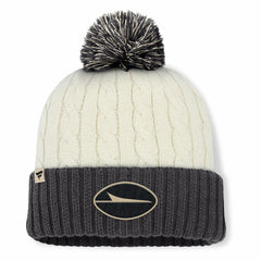 Women's Coaxial Cuffed Knit Hat with Pom - New York Jets