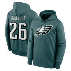 Saquon Barkley Player Name & Number Therma Hoodie - Philadelphia Eagles