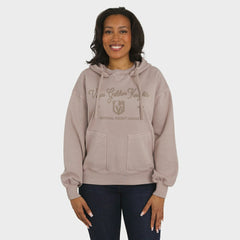 NHL Tan Vegas Golden Knights WEAR by Erin Andrews Women's Washed Pullover Crewdie