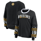 NHL Black Boston Bruins WEAR by Erin Andrews Women's Long-Sleeve Sport T-Shirt