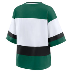 NHL Green/White Minnesota Wild WEAR by Erin Andrews Women's Jersey Style Tee