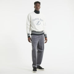 NHL Heather Gray Tampa Bay Lightning Todd Snyder by Fanatics Relaxed Canadian Fleece Crew
