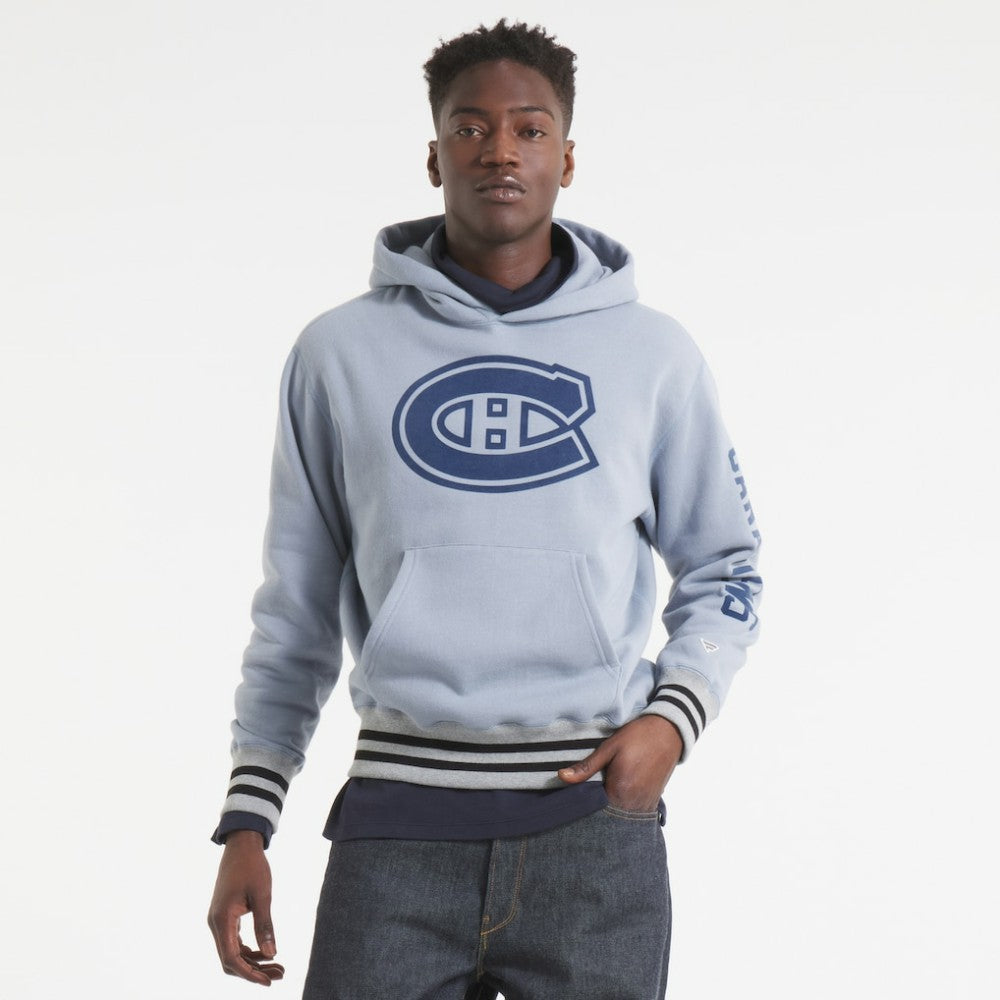 NHL Gray Montreal Canadiens Todd Snyder by Fanatics Relaxed Canadian Fleece Hoodie