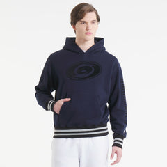 NHL Navy Carolina Hurricanes Todd Snyder by Fanatics Relaxed Canadian Fleece Hoodie