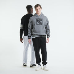 NHL Dark Heather Gray New York Rangers Todd Snyder by Fanatics Relaxed Canadian Fleece Hoodie