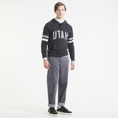 NHL Heather Black Utah Mammoth Todd Snyder by Fanatics Cashmere Hooded Sweater