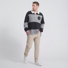 NHL Athletic Heather Gray Los Angeles Kings Todd Snyder by Fanatics Cashmere Rugby Sweater