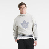 NHL Heather Gray Toronto Maple Leafs Todd Snyder by Fanatics Relaxed Canadian Fleece Turtleneck