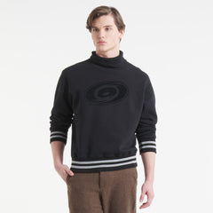 NHL Black Carolina Hurricanes Todd Snyder by Fanatics Relaxed Canadian Fleece Turtleneck
