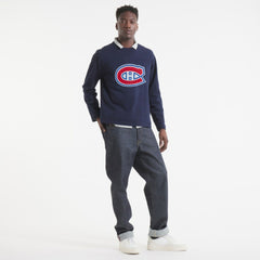 NHL Navy Montreal Canadiens Todd Snyder by Fanatics Heavyweight Football Jersey