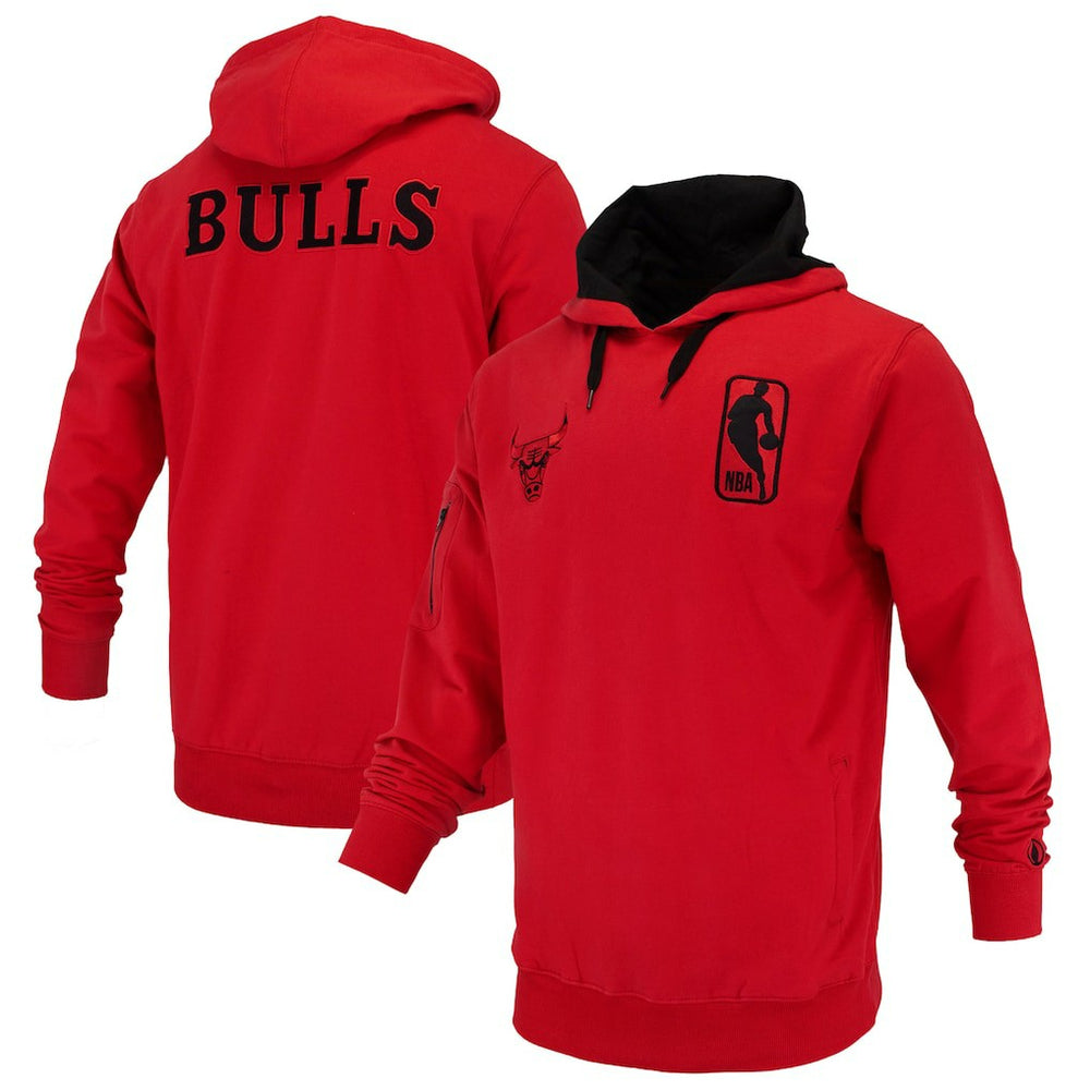 NBA Chicago Bulls FISLL Unisex Logoman Shadow Collection Pullover Hoodie