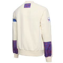 NBA Philadelphia 76ers NBA x Two Hype Culture & Hoops Collection Premium Pullover Sweatshirt - Cream cheap