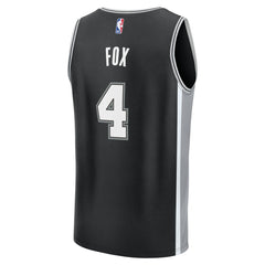 NBA De'Aaron Fox San Antonio Spurs Youth Fast Break Replica Player Jersey