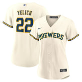 MLB Christian Yelich Milwaukee Brewers Nike Women's Home Replica Jersey