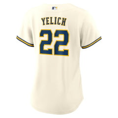 MLB Christian Yelich Milwaukee Brewers Nike Women's Home Replica Jersey