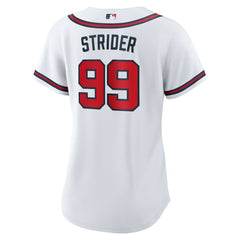 MLB Spencer Strider Atlanta Braves Nike Women's Home Replica Jersey