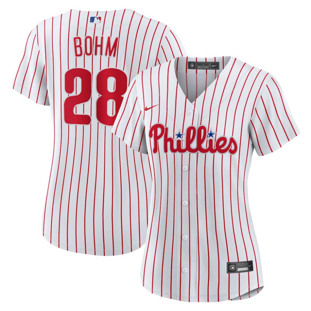 MLB Alec Bohm Philadelphia Phillies Nike Women's Home Replica Jersey