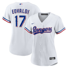 MLB Nathan Eovaldi Texas Rangers Nike Women's Home Replica Jersey