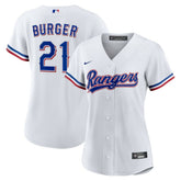 MLB Jake Burger Texas Rangers Nike Women's Home Replica Jersey