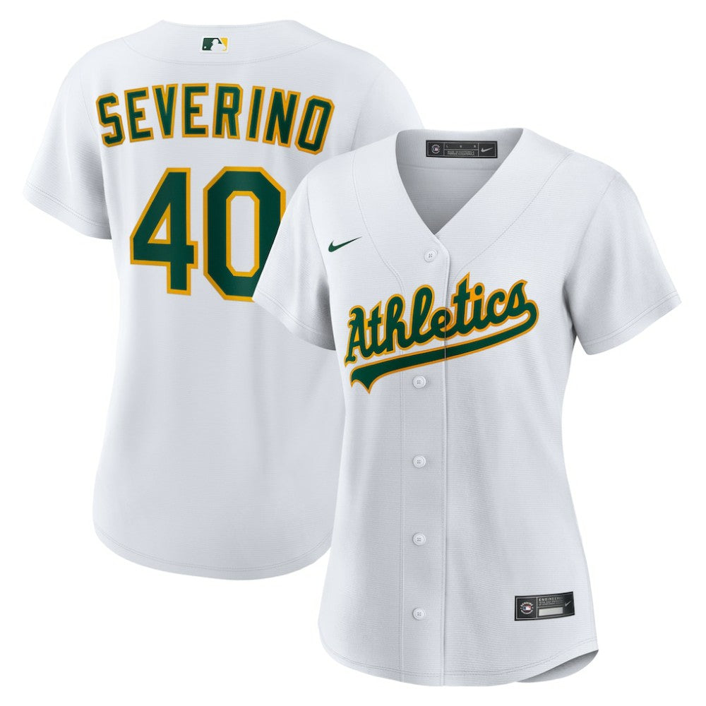 MLB Luis Severino Athletics Nike Women's Home Replica Jersey