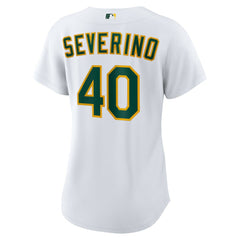 MLB Luis Severino Athletics Nike Women's Home Replica Jersey