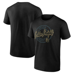 NHL Black Vegas Golden Knights Color Block Puck T-Shirt
