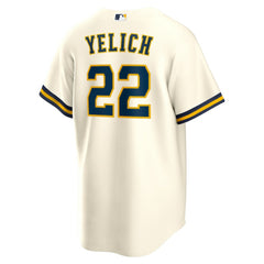 MLB Christian Yelich Milwaukee Brewers Nike Home Replica Jersey