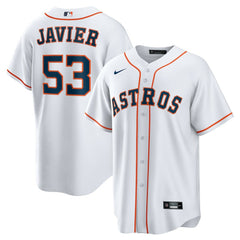 MLB Cristian Javier Houston Astros Nike Home Replica Jersey