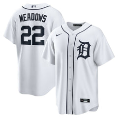 MLB Parker Meadows Detroit Tigers Nike Home Replica Jersey