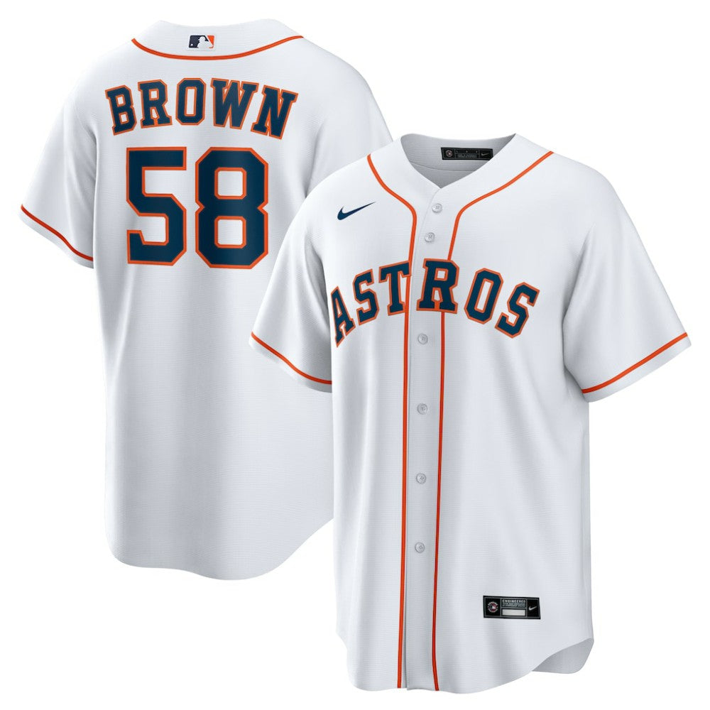 MLB Hunter Brown Houston Astros Nike Home Replica Jersey