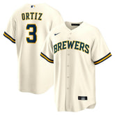 MLB Joey Ortiz Milwaukee Brewers Nike Home Replica Jersey