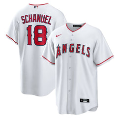 MLB Nolan Schanuel Los Angeles Angels Nike Home Replica Jersey