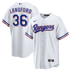 MLB Wyatt Langford Texas Rangers Nike Home Replica Jersey