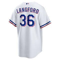 MLB Wyatt Langford Texas Rangers Nike Home Replica Jersey