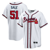 MLB Chris Sale Atlanta Braves Nike Home Replica Jersey