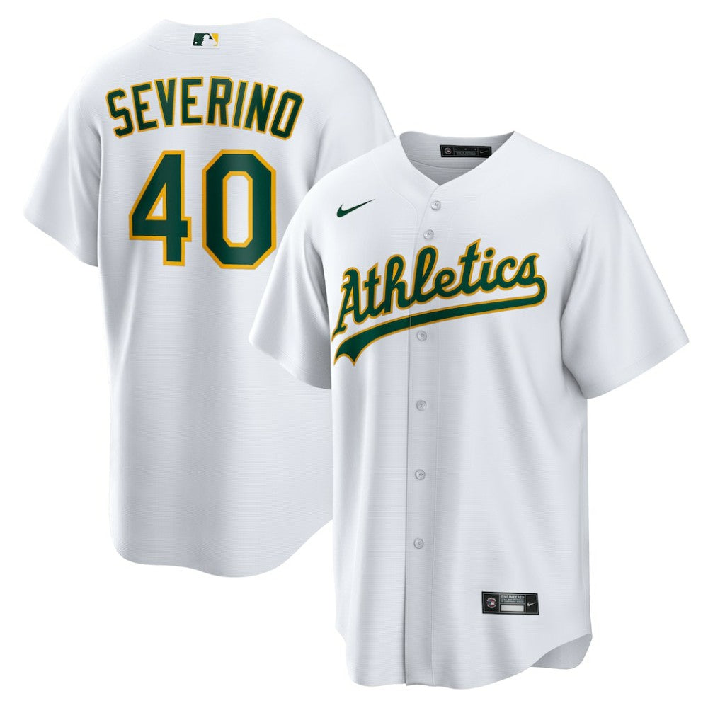 MLB Luis Severino Athletics Nike Home Replica Jersey