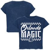 NBA Orlando Magic Sportiqe Unisex Rock & Roll Collection Gwen Premium Mineral Wash Cropped T-Shirt