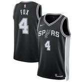 NBA De'Aaron Fox San Antonio Spurs Unisex Swingman Player Jersey