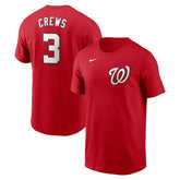 MLB Dylan Crews Washington Nationals Nike Fuse Name & Number T-Shirt